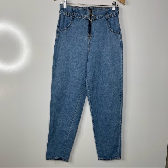 Black Label C’est Toi High Waist Exposed Zip Fly Jeans Size 27/3 - Picture 1 of 5